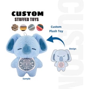 Customize Warm Plush Elephant Toy Plush Fluffy Toys Gift Custom Cute Stuffed Animal with Exquisite Details for Friends