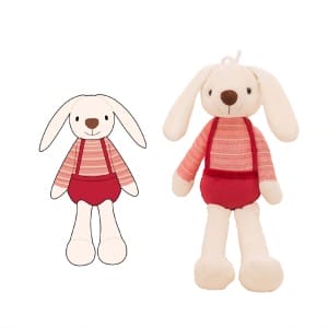 CE ASTM Factory cute gift Rabbit Soft Easter bunny Custom Stuffed Animals toys for kids