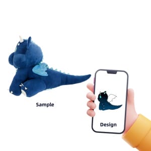 Customize High Quality Cute Plush Toy Dragon Plush Mascot Toys Gift Company Custom Luminous Stuffed Animal for Friends