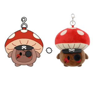 Custom Plush Key Chain Anime Mushroom for Gifts
