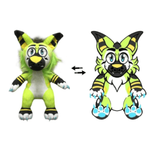 CE ASTM Factory Wholesale Low MOQ Anime Plush Toys Wolf Sir Custom Stuffed Animals Toys for Gifts