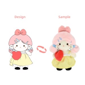 Creative Custom Plush Toys Car Seat Belt Shoulder Guard Car Interior Warm Cartoon Doll