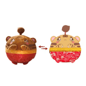 CE EN71 Wholesale Cute Lifelike Plush Tiger Mascot Toy Soft Stuffed Animal Toy for Kids Gift