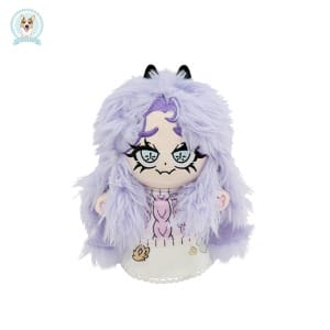 Factory Wholesale Custom High Quality Soft Anime Purple Long-haired Custom Plush Doll Kids Gifts
