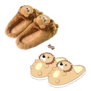 Custom Made Women's Lion Shoes Comfort Plush Cute House Cute Bunny Warm Indoor Home Fashion Fluffy Slippers