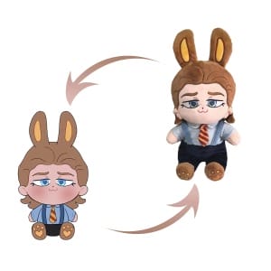 OEM ODM Low MOQ Custom Soft 3D Face Plush Figure Toys Anime Character Image Custom Plush Dolls for Friends