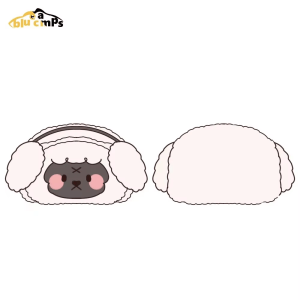 Custom Soft and Plush Lamb Coin Purse Portable Small Bag Baby Gift Promotional Custom Material Coin Holder