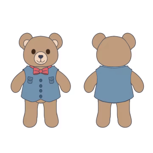 Wholesale Cute Wear Different Shirts Plush Teddy Bear Soft Stuffed Animal Toy for Holiday Gifts