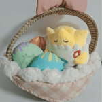 The Enchanting World of Plush Easter Basket with Bunny and Eggs