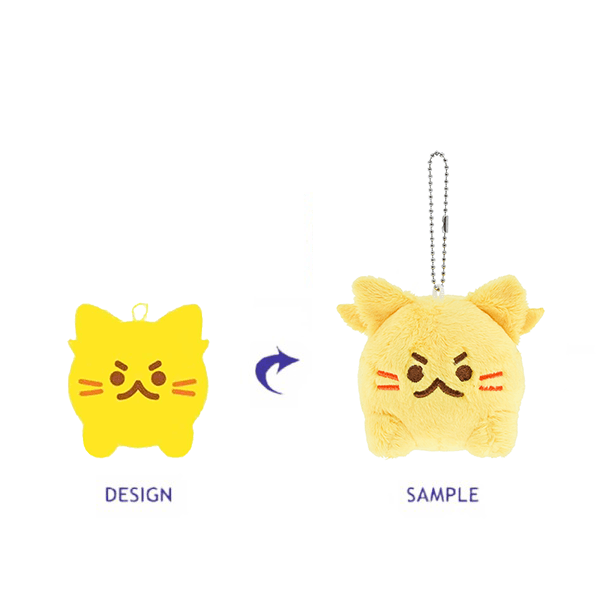 3.plush keychain